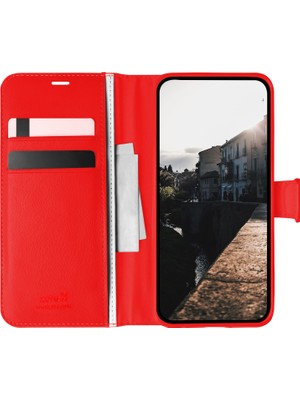 Canpay Huawei P Smart 2019 Kılıf Case, Suni Deri, Kartlık Cüzdan Bölmeli Mıknatıslı Kapatma Kopçalı Standlı Kapaklı Kılıf
