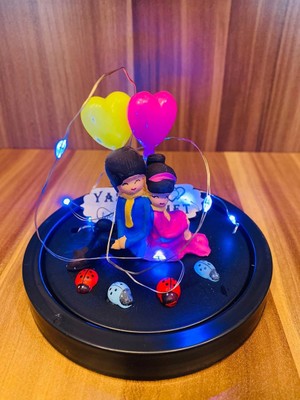 MYK Hediye ve Sanat Atölyesi sevgşliler günü Hedşyesi Işıklı Sevgili