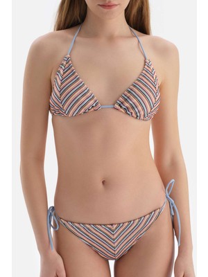 Dagi Mavi Spagetti Bikini Alt