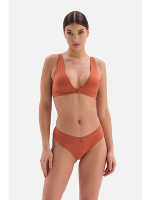 Dagi Terracota Düğme Detaylı Ribana Brazıllıan