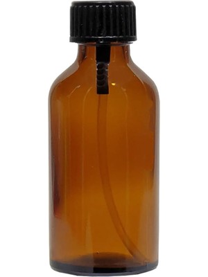 Paradise Amber Cam Şişe 30 ml Cam Dökme Kapaklı 10 Adet