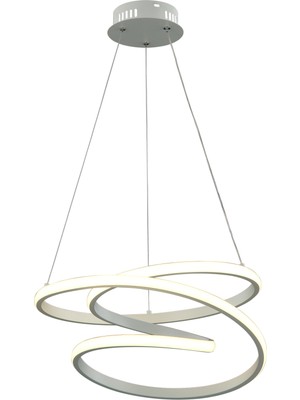 Lucea Caserıa Teklı Beyaz Ledlı Avıze 3000K