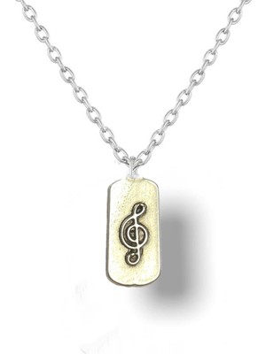 Herşey Nota Sol Anahtar  Kolye