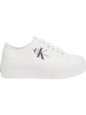 Calvin Klein Beyaz Kadın Sneaker YW0YW0103301T