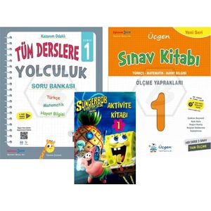 Üçgen Yayıncılık 1. Sınıf Tüm Derslere Yolculuk+Sınav Kitabı