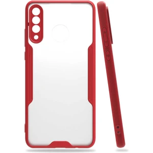 Heptek İletişim Huawei P30 Lite Kılıf Kamera Korumalı Ultra Ince Buzlu Mat Renkli Silikon Kapak(Parfe)