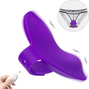 Wireless Kumandalı Yumuşak Silikon Titreşimli Şarjlı Su Geçirmez Giyilebilir Vibratör