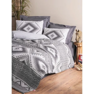 Cotton Box Ethnic Çift Kişilik Complete Set Delos Antrasit
