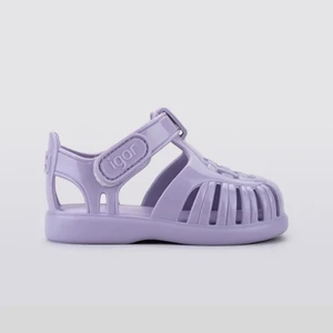 Tobby Gloss Kız Çocuk Lila Parlak Sandalet