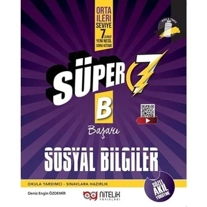 Nitelik Yayınları 7. Sınıf Süper B ( Başarı) Sosyal Bilgiler Soru Bankası
