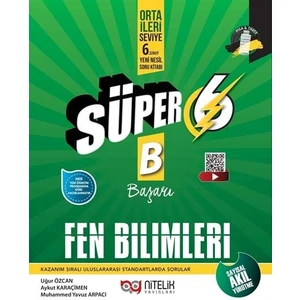 Nitelik Yayınları 6. Sınıf Süper B ( Başarı) Fen Bilimleri Soru Bankası