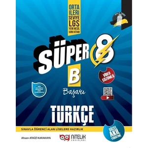 Nitelik Yayınları 8. Sınıf LGS Süper B (Başarı)Türkçe Soru Bankası