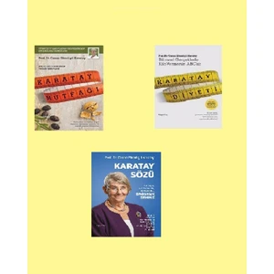 Canan Karatay 3 Lü Set - Karatay Sözü - Karatay Mutfağı - K. Diyeti