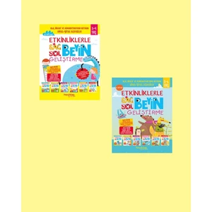 Etkinliklerle Sağ Beyin Sol Beyin 3-4 Yaş - Etkinliklerle Sağ Beyin Sol Beyin 5-6 Yaş - 2 Kitap