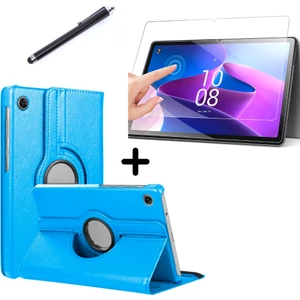 Lenovo Tab M10 Gen 3 (3. Nesil) TB-328F T610 ZAAE0015TR Tablet Kılıfı Ekran Koruyucu ve Kalem Seti