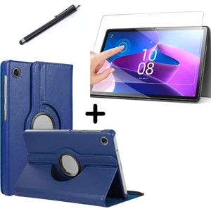 Lenovo Tab M10 Gen 3 (3. Nesil) TB-328F T610 ZAAE0015TR Tablet Kılıfı Ekran Koruyucu ve Kalem Seti