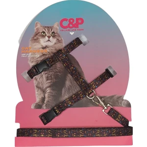 Collars And Paws Kedi Göğüs Tasması ve Gezdirme Seti