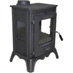 Flame Stove Minör Lux 3 Camlı Pik Döküm Mini Şömine Soba
