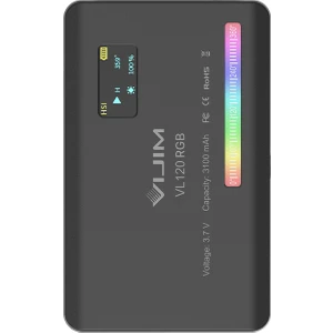 VL120 Rgb LED Kamera Işığı - Siyah (Yurt Dışından)