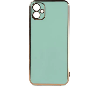Galaxy A04E Kılıf Kenarı Gold Renkli Silikon Bark Kapak Kapak