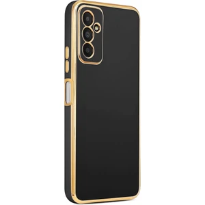 Galaxy M13 Kılıf Kenarı Gold Renkli Silikon Bark Kapak Kapak