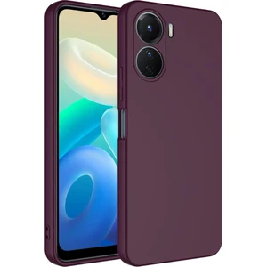 Vivo Y16 Kılıf Içi Kadife Dışı Mat Silikon Mara Lansman Kapak