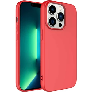 Apple iPhone 14 Pro Max 6.7 Kılıf Içi Kadife Dışı Mat Silikon Mara Lansman Kapak