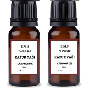 %100 Saf Kafur Uçucu Yağı 10 ml ( 2 Adet 2 x 10ML )