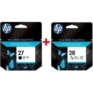 Hp 27 / 28 Siyah & Renkli Kartuş Paket