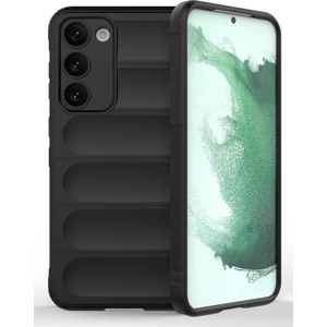 Aqua Aksesuar Samsung Galaxy S23 Plus Kılıf Özel 2023 Tasarım Lüx Silikon Kapak - Siyah