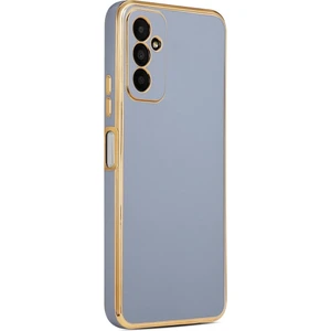 Galaxy M13 Kılıf Kenarı Gold Renkli Silikon Bark Kapak Kapak