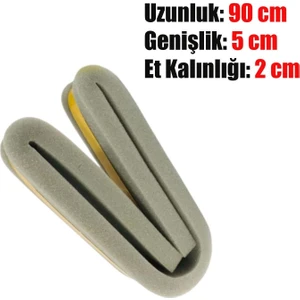 Kapı Altı Eşik Sünger Bant Kalın Soğuk Izolasyon Bandı Fitili 90 cm (5ADET)