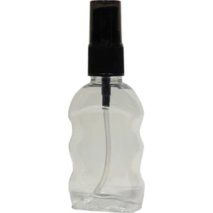 50 Adet 50 Ml Sprey Başlıklı Dezenfektan Kolonya Parfüm Boş Şişesi Sert Plastik