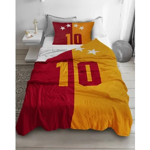 Bebişim Halı Taraftar Futbol Desenli Tek Kişilik Pike ( Yastık Kılıflı )