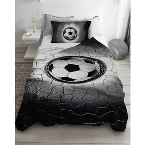 Bebişim Halı Taraftar Futbol Desenli Tek Kişilik Pike ( Yastık Kılıflı )