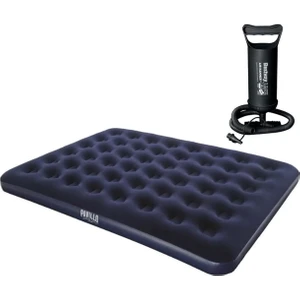 Çift Kişilik Şişme Yatak 67003 + 62002 El Pompası BW135