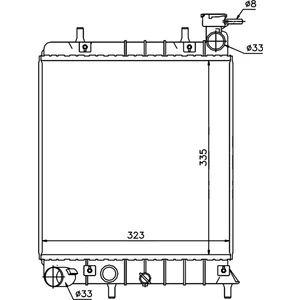 Accent Admire 1.3i 99- 25310-25050 mt  335*298*16