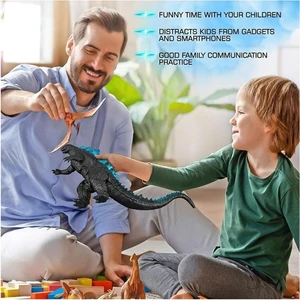 Oyuncak Godzilla Aksiyon Figürü 38 cm Sesli Soft Yumuşak Dinazor Godzila
