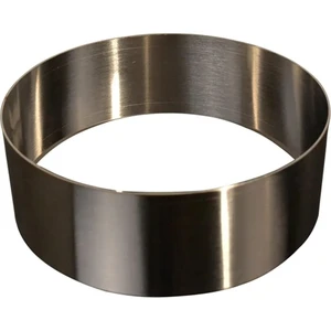 Intime Endüstriyel Mutfak Pasta Çemberi - Argon Kaynaklı Metal - Çap 17 Cm Yükseklik 10 Cm 65456