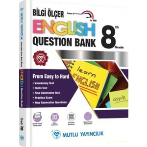 Mutlu Yayıncılık 8. Sınıf Ingilizce Bilgi Ölçer Soru Bankası