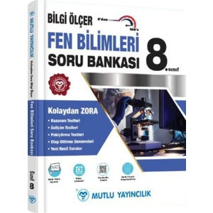 Mutlu Yayıncılık 8. Sınıf Fen Bilimleri Bilgi Ölçer Soru Bankası