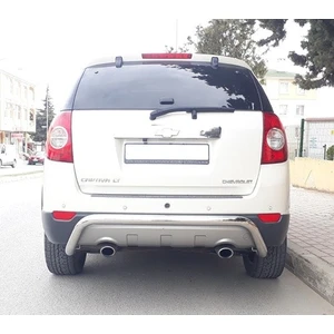 Chevrolet Captıva Tüm Modeller Krom Arka Tampon Koruma Paslanmaz Çelik 2017 Öncesi