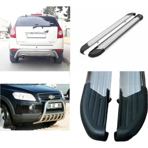 Chevrolet Captiva 2012 Öncesi Ön Arka Tampon Koruma Amazon Yan Basamak 3 Lü Set Kampanya