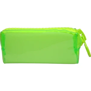 Big Zip Xl Neon Şeffaf Kalem Kutusu Yeşil