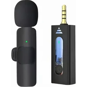 K35-1 Wireless Ergonomik Tak Çalıştır Jak Audio Android Telefon Araç Uyumlu Mikrofon