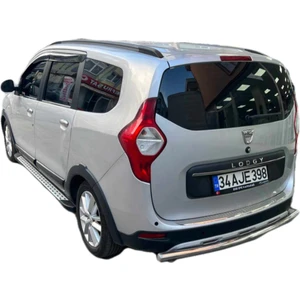 Dacia Lodgy Krom Arka Tampon Koruma Paslanmaz Çelik Tüm Modellerle Uyumlu