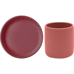 Oioi Basic Silikon Beslenme Seti Tabak & Bardak