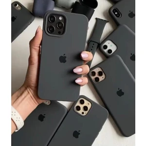 iPhone 12/12 Pro Lansman Kılıf Logolu Silikon Kılıf