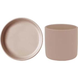 Oioi Basic Silikon Beslenme Seti Tabak & Bardak