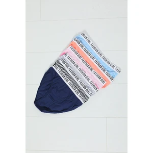 6'lı Paket Çok Renkli Fashion Girl Kadın Slip Külot